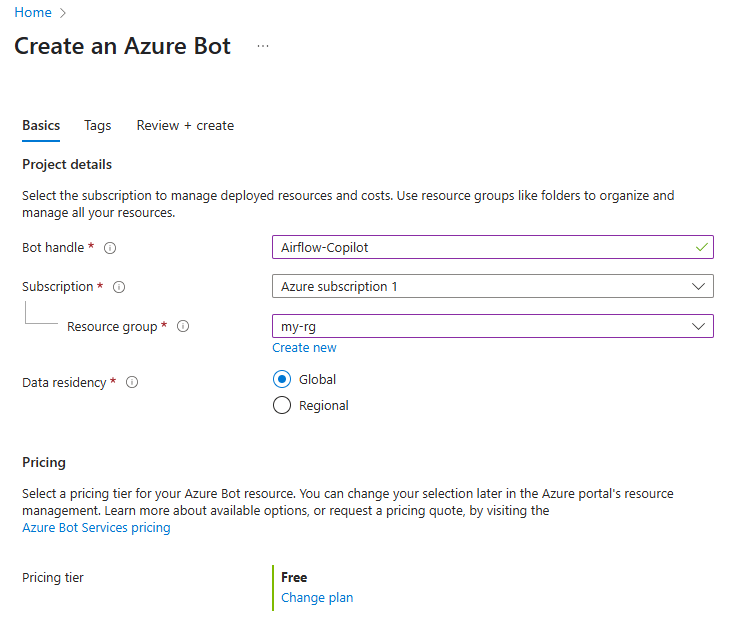 Azure Bot