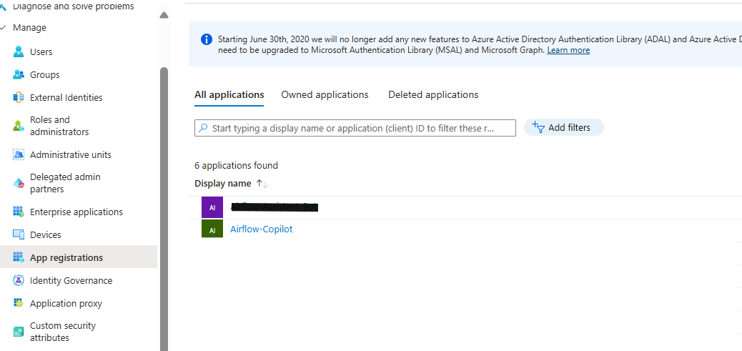 App Registrations 1
